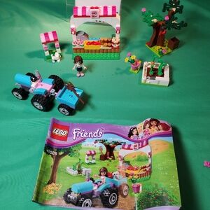 2 Used LEGO Friends Set 41026 Sunshine Harvest - INCOMPLETE/MIXED PIECES - Read